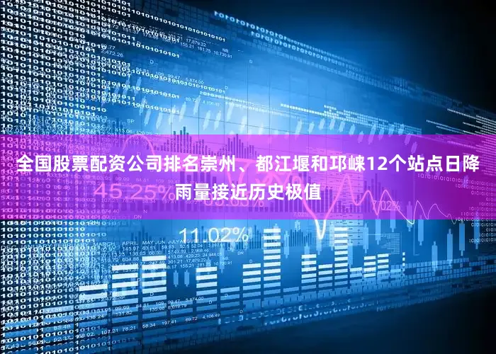 全国股票配资公司排名崇州、都江堰和邛崃12个站点日降雨量接近历史极值